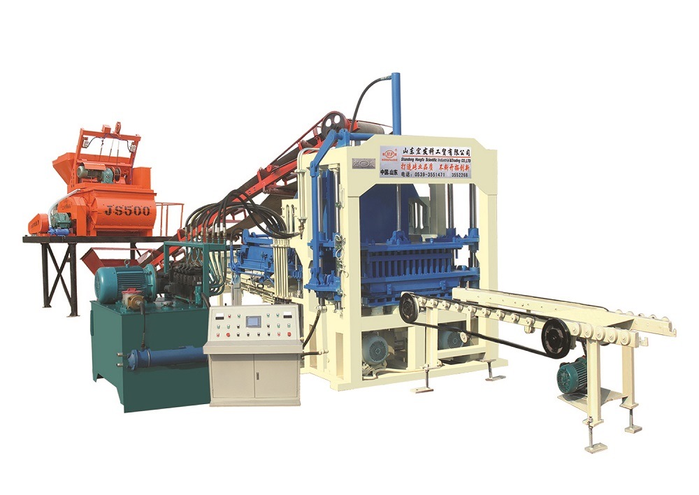 Hydraulic Press Interlock Block Making Machine