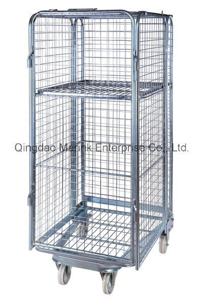 4 Sides Roll Container/Roll Cage/Warehouse Trolley