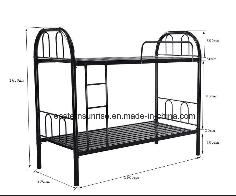 School Camp Military Cheap Steel Frame Bunk Bed