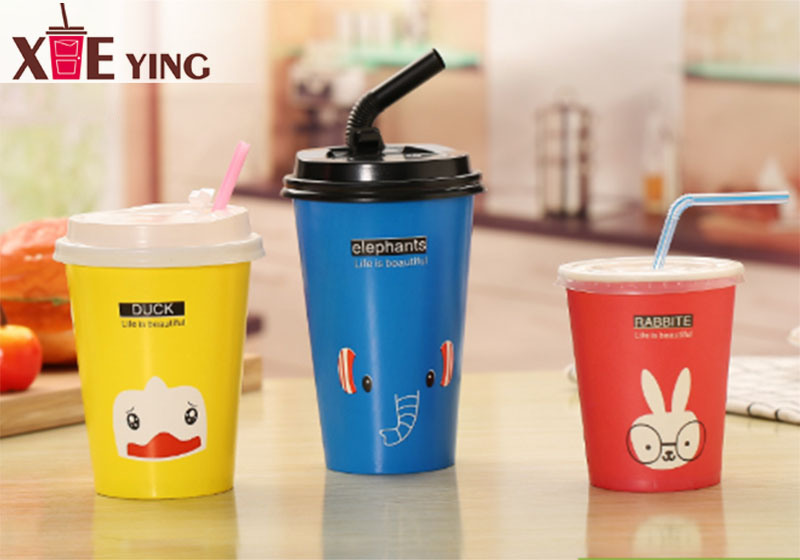 Eco Blank Disposable Cold Drink Lid Paper Cup for Hot Drink