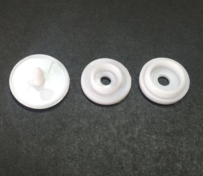 10mm-16mm Outer Diameter Plastic Snap Button for Bag