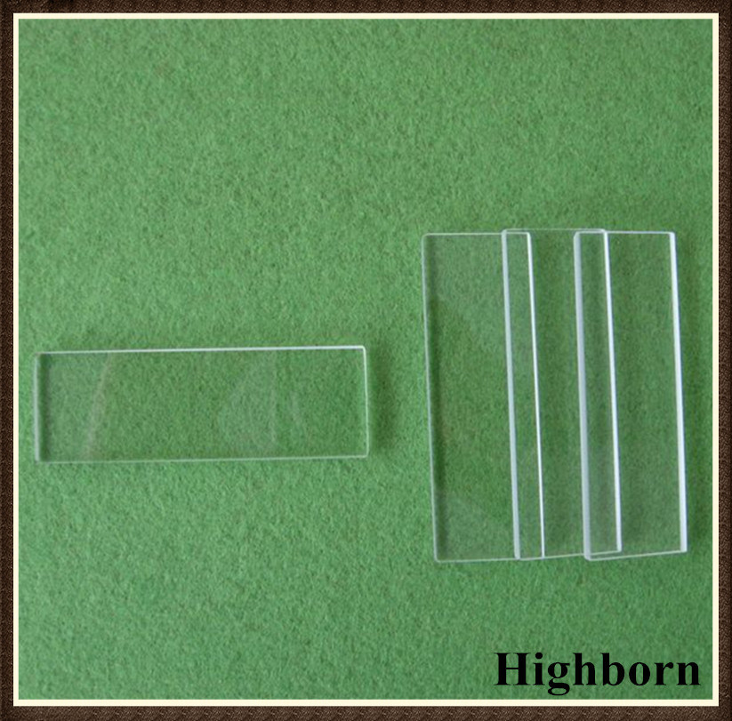 Clear Quartz Glass Microscope Slide 75*25*1mm
