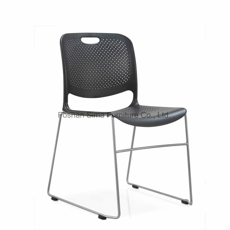 Cheap White PP Plastic Stacking Office Chairs Factory