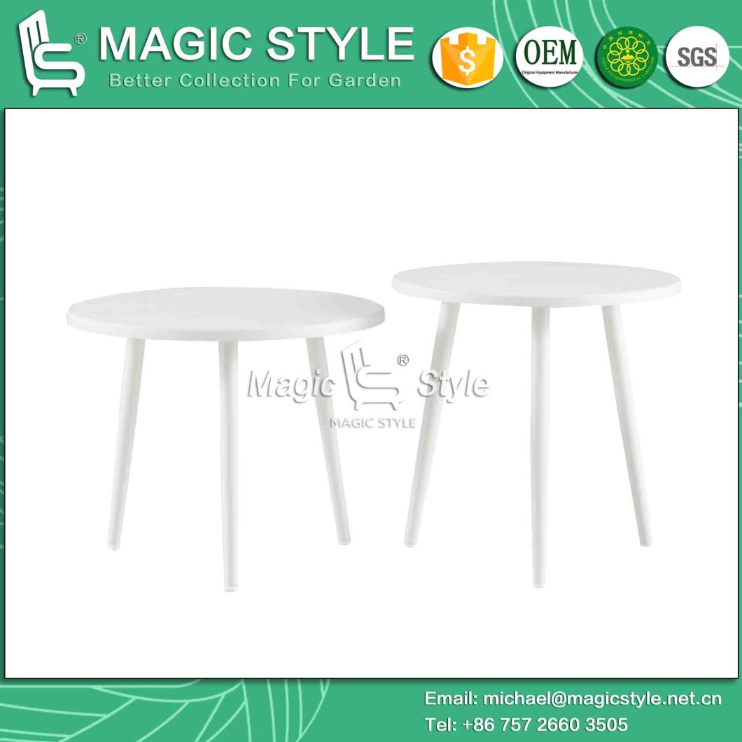 Outdoor Stamping Coffee Table Garden Punching Tea Table Alumium Tea Table Cafe Outdoor Furniture Table Modern Tea Table Patio Furniture