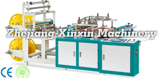 Cold Press Heat Cutting Zipper Bag Making Machine