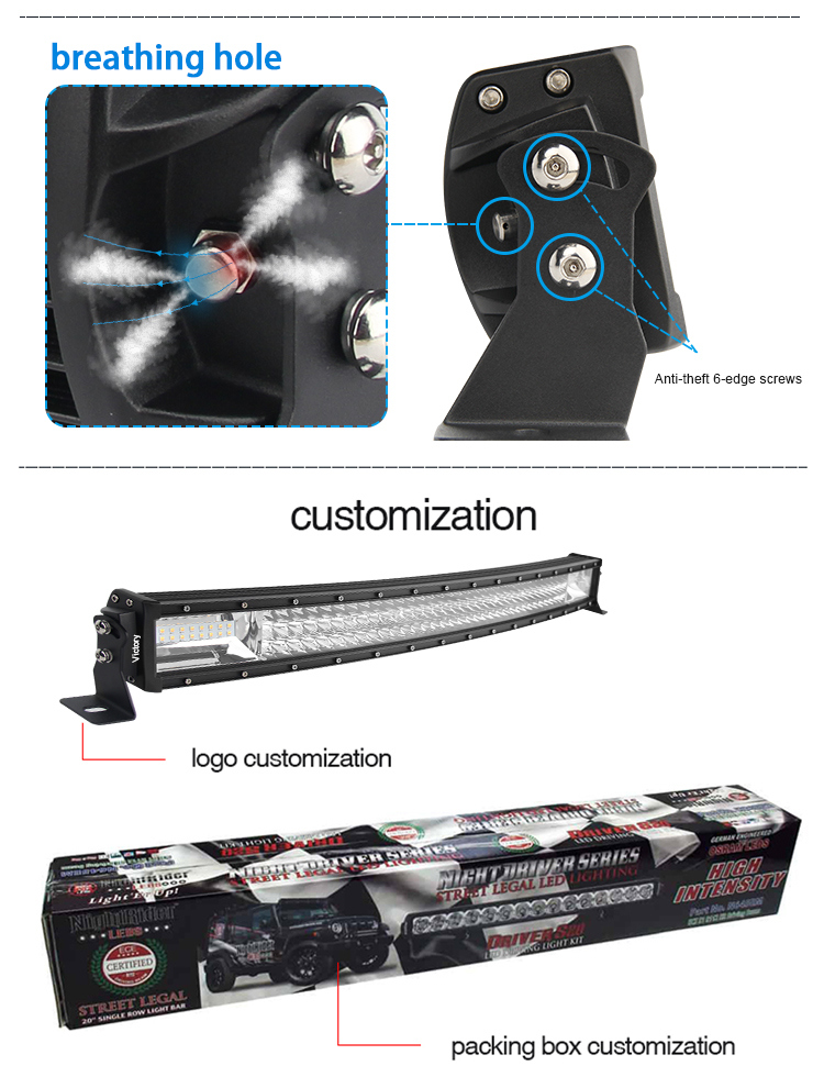 Wholesale Super Bright LED Work Light Bar off Road Dual Row Black 405W 32 Inch Car LED Light Bar