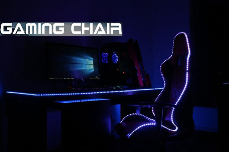 (MED-F) Partner Reclining Seat Computer Gaming Chair, Large Size PU Leather High Back Office Racing Chairs