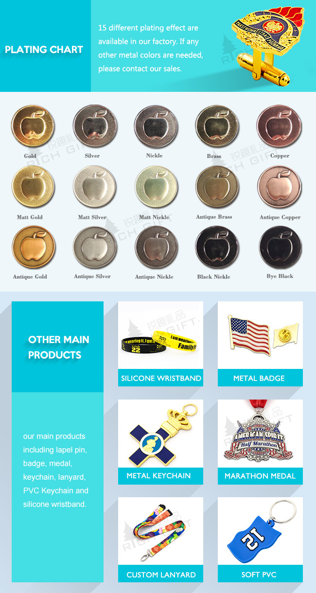 High Quality Custom Make Your Own Metal Enamel Masonic Cufflink for Mens Shirts