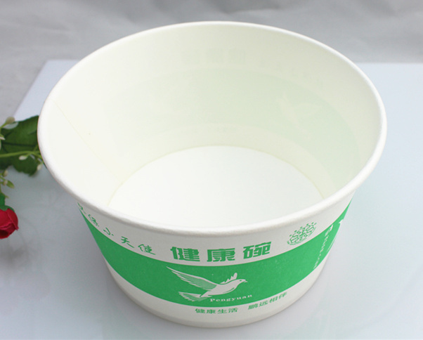 FDA Standard Disposable PLA Coated Paper Bowl for Food 500ml, 680ml, 960ml