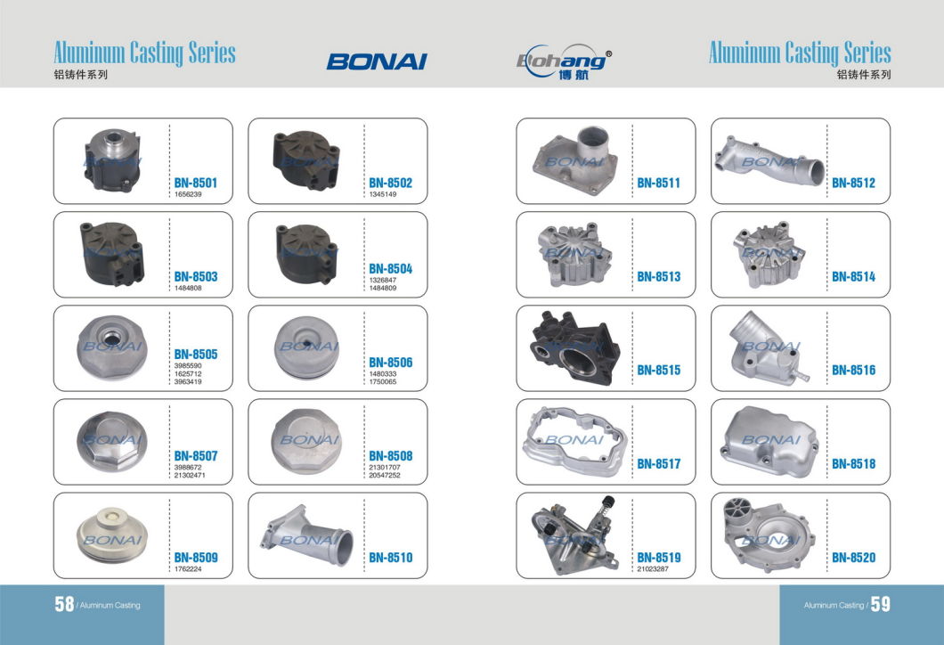 Bonai Trucks Spare Part Aluminum Scania Flange Pipe (283082/1305270)