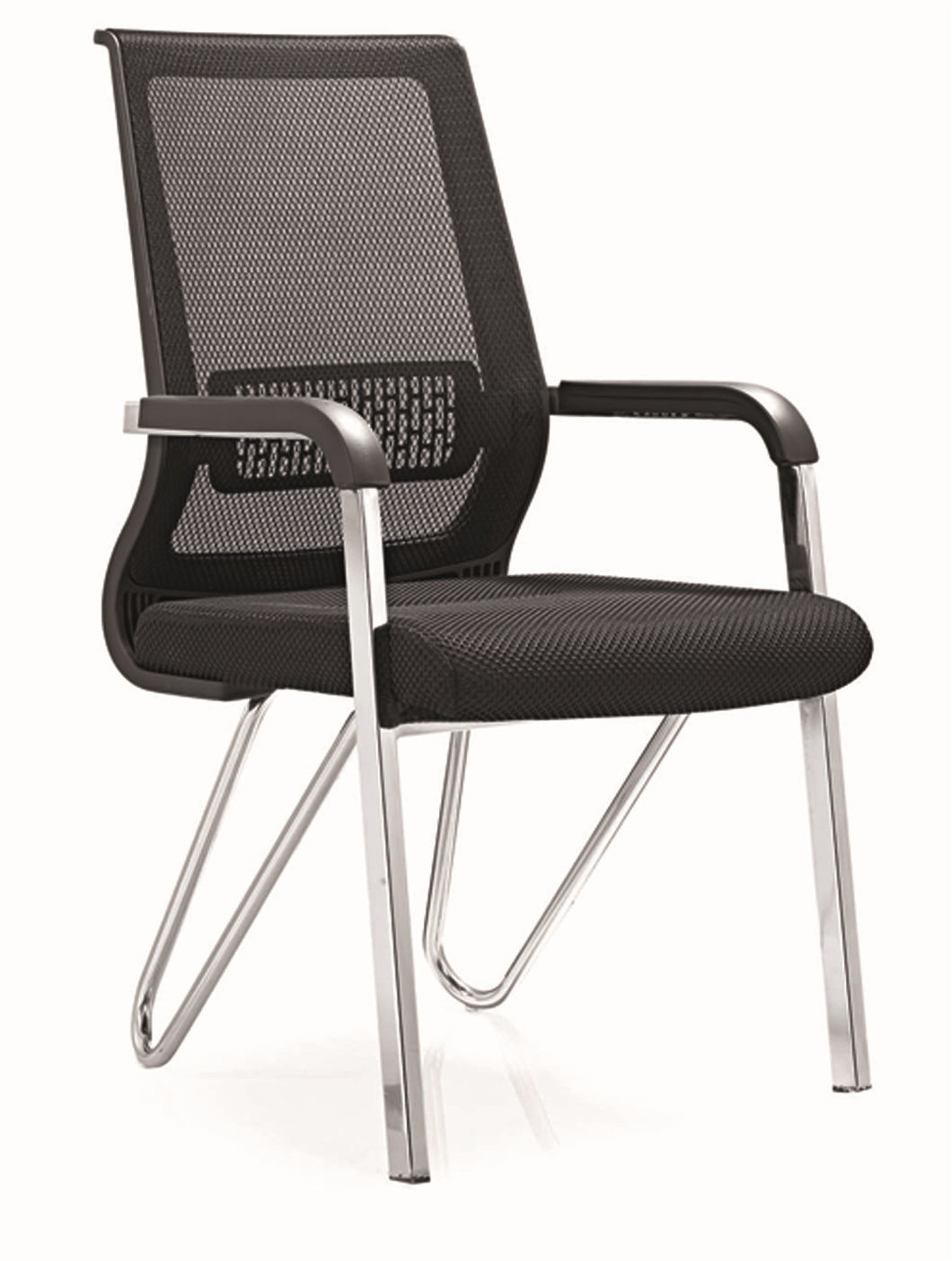 Affordable Special Legs Mesh Metal Fixed Staff Computer PP Desk Chair
