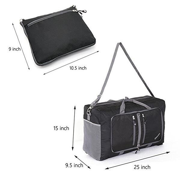 Low MOQ Best Price 600 Foldable Travel Duffle Bag Water