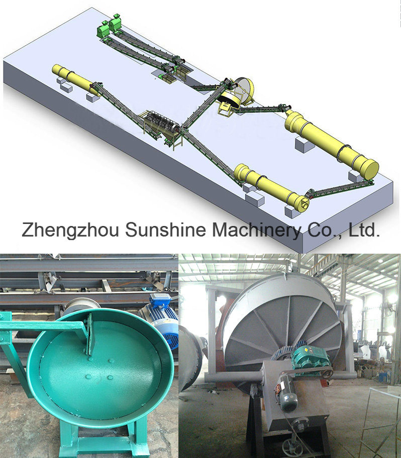 Chicken Cow Manure Fertilizer Granulator Pellet Organic Making Machine