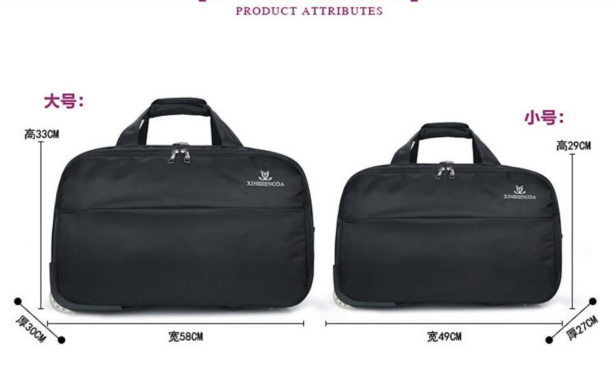 Business Travel Trolley Bag with Padded Laptop Compartment