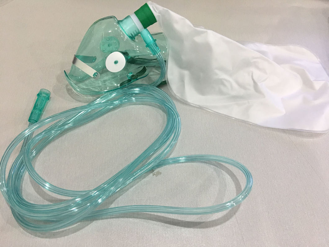 Non- Toxic Medical-Grade PVC Non-Rebreather Oxygen Mask