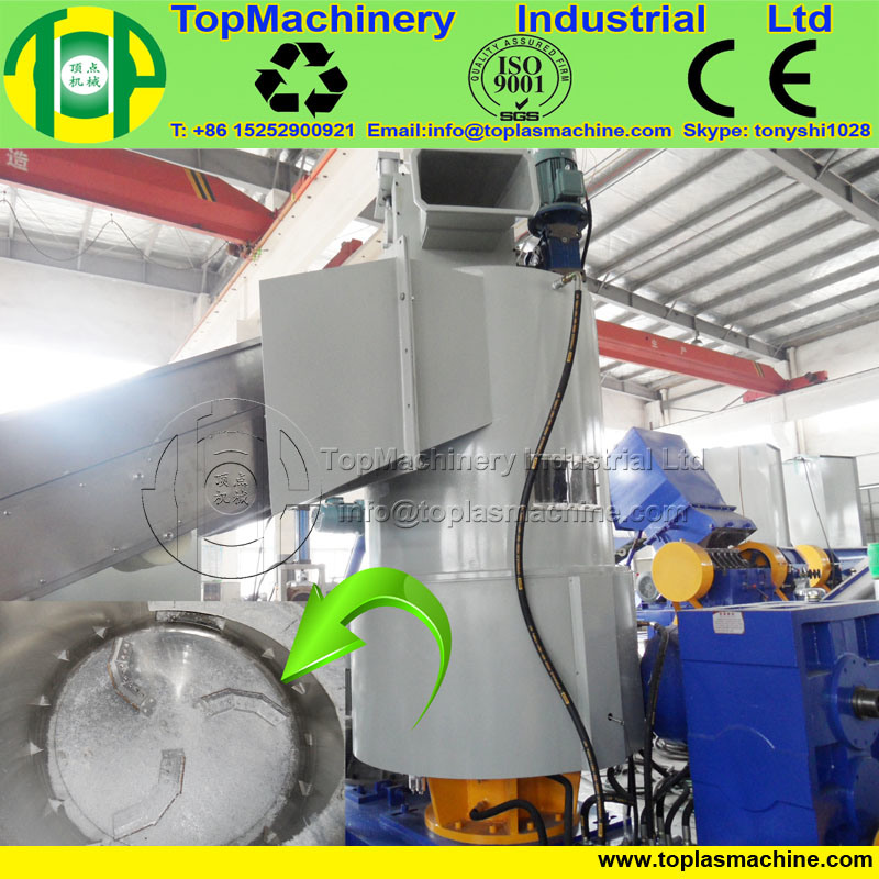 Plastic LDPE HDPE PS ABS PC HIPS PC PE PP Film Granulating Machine