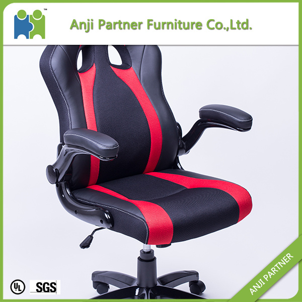 (MURIEL) Cheap Computer Red Black PU Leather Swivel Gaming Racing Chair