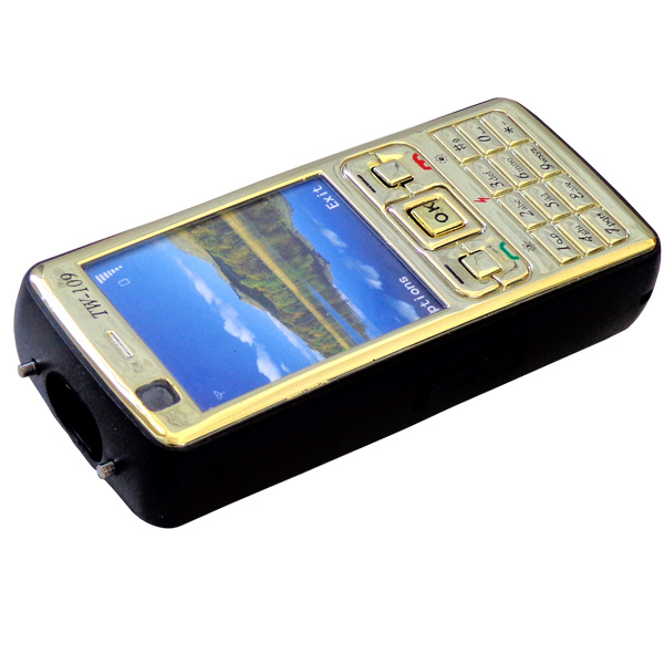 Golden Mobile Model Stun Guns with LED Flashlight (TW-109)