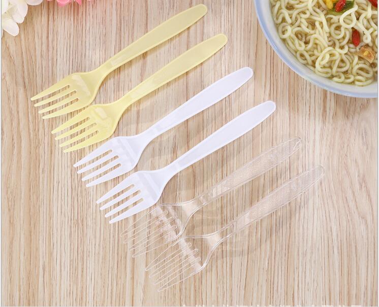 Eco-Friendly Corn Starch Disposable Plastic Fork for Bread Dinner