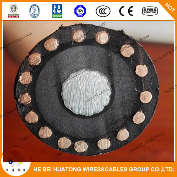 2 AWG Mv-105, 5kv/8kv, Epr/PVC Power Cable W/ Copper Tape Shield