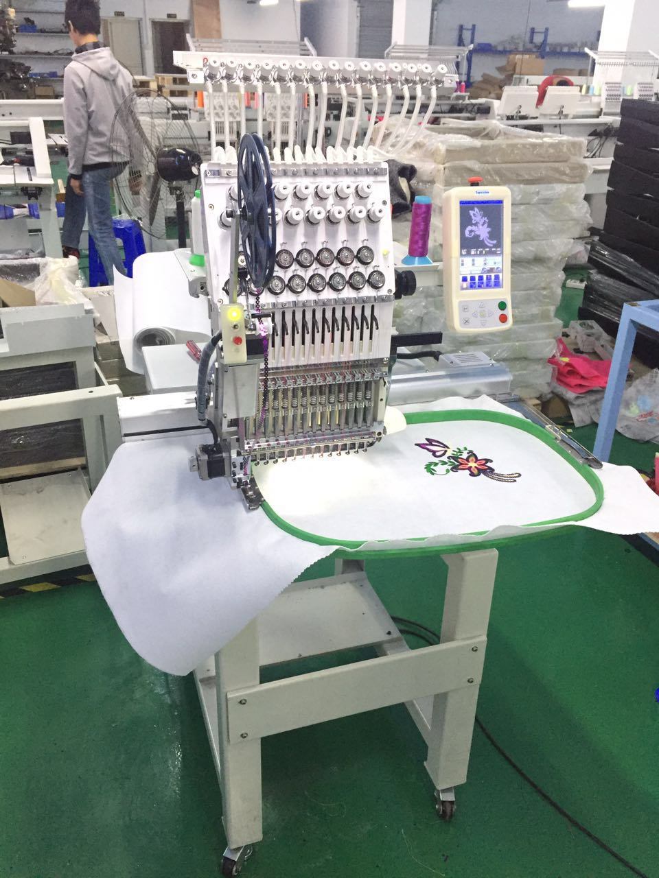 New Condition Single Head 12 and 15 Needles Embroidery Machine Tajima Design Prices