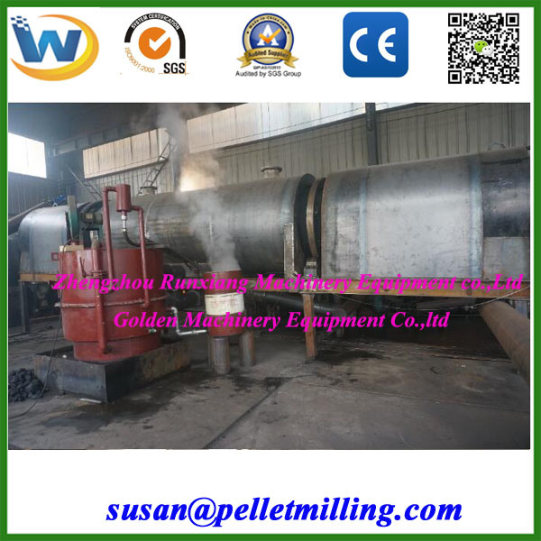 Wood Charcoal Sawdust Rice Husk Continuous Carbonization Furnace, Carbonization Stove