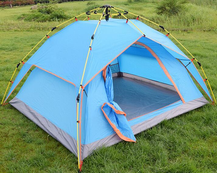 Hydraulic Automatic Outdoor Camping 3-4 People Double Folding Tent