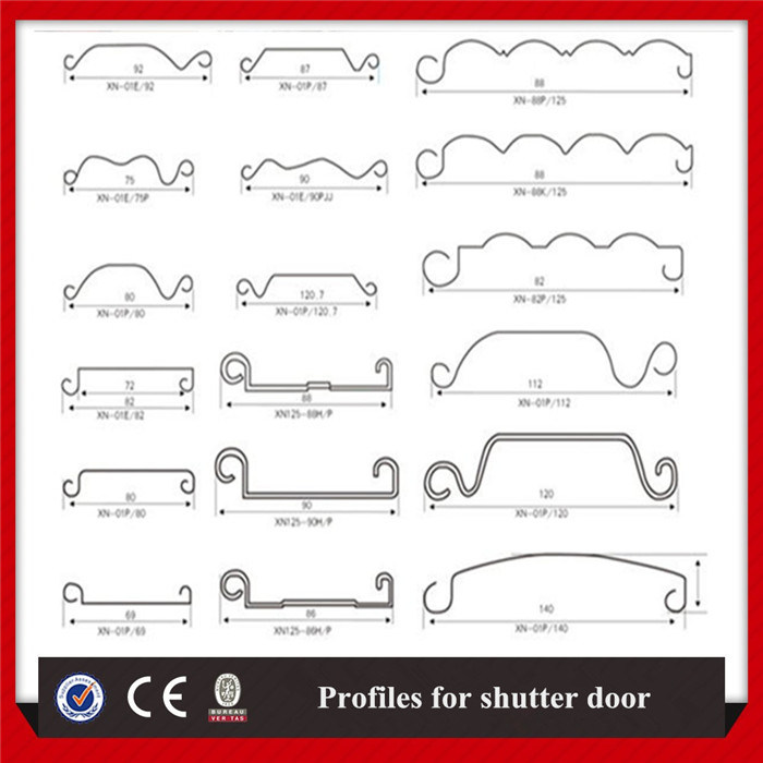 Shutter Door Panel Cold Roll Forming Machine with High Quality