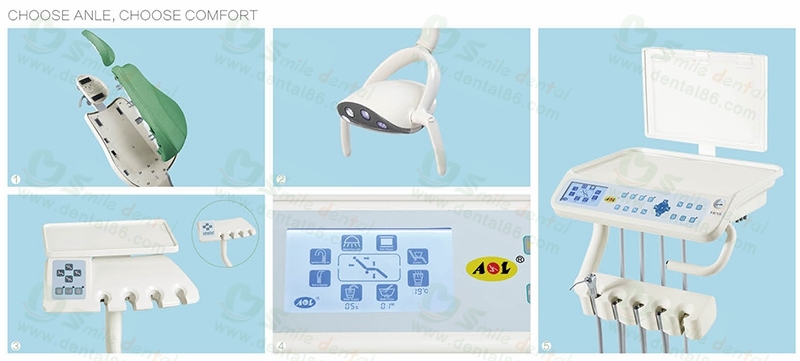 Dental Unit Chair with Environmental Leather