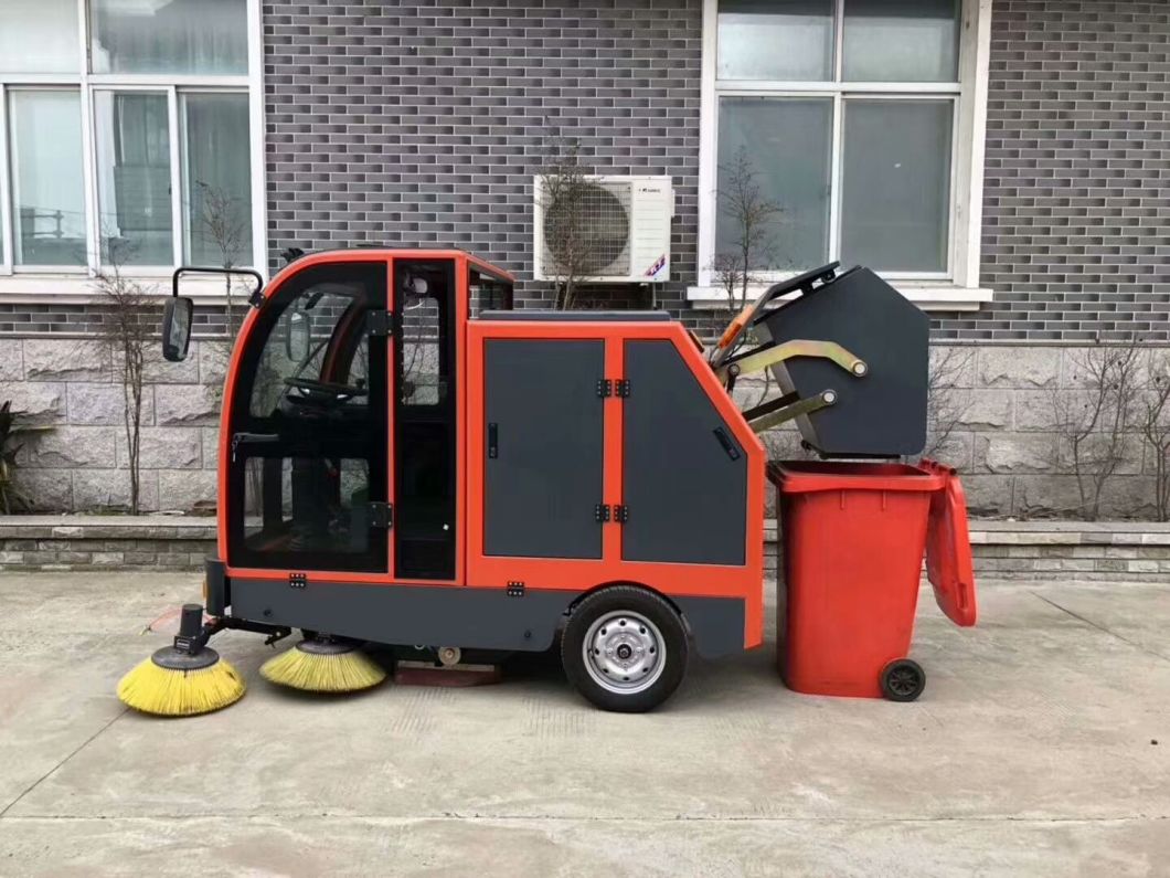 48V Hydraulic System Washing Widht 1.9m Electric Road Sweeper/Cleaner Car for Sales