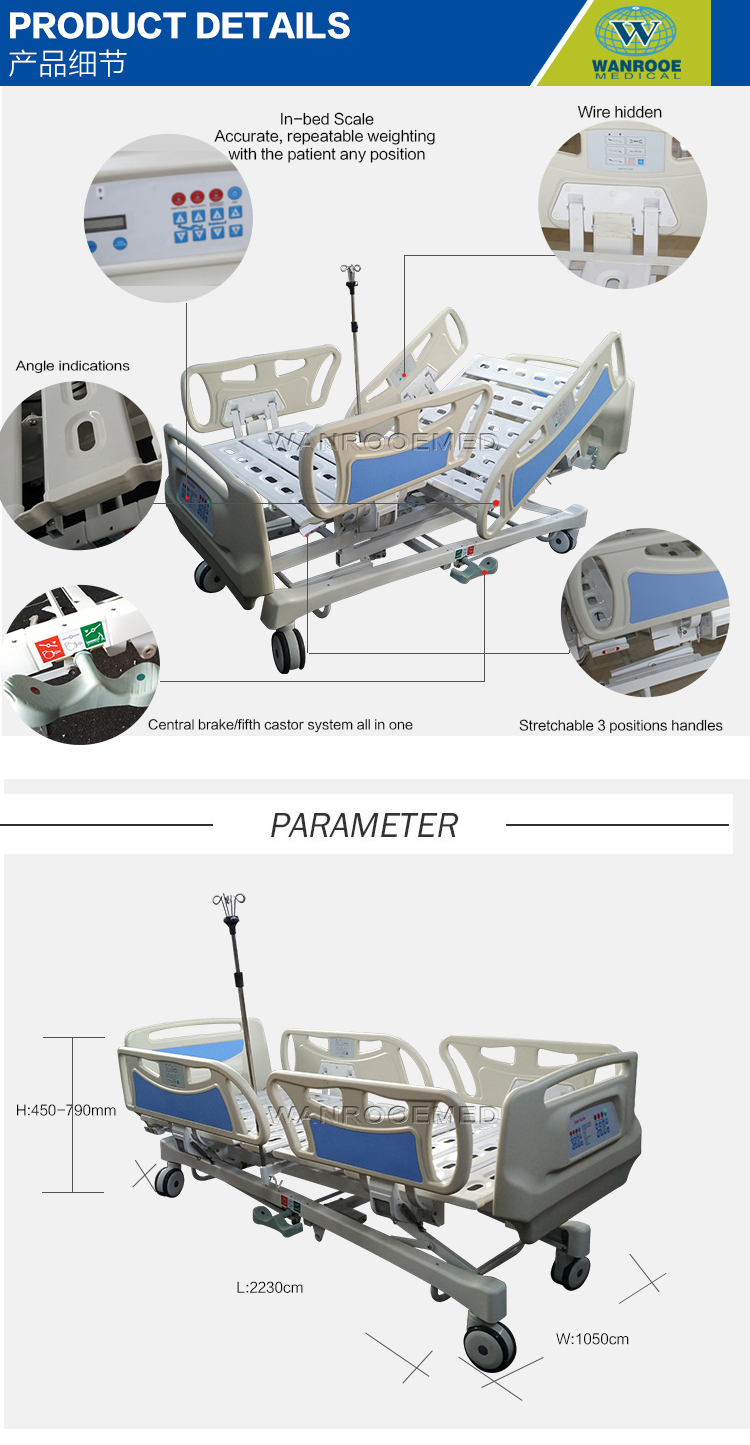 Bae500 Hospital Theatre Orthopedic Obstetric Delivery Bed