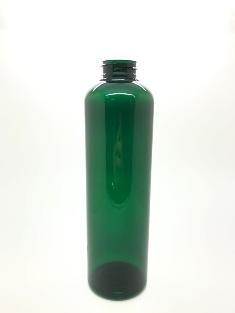 Hot Sale 520ml Green Transparent Cosmetic Bottle Plastic Bottle Pet Bottle