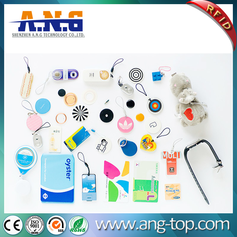 Tear Shape RFID Key Fob / Smart Card with Plastic Housings