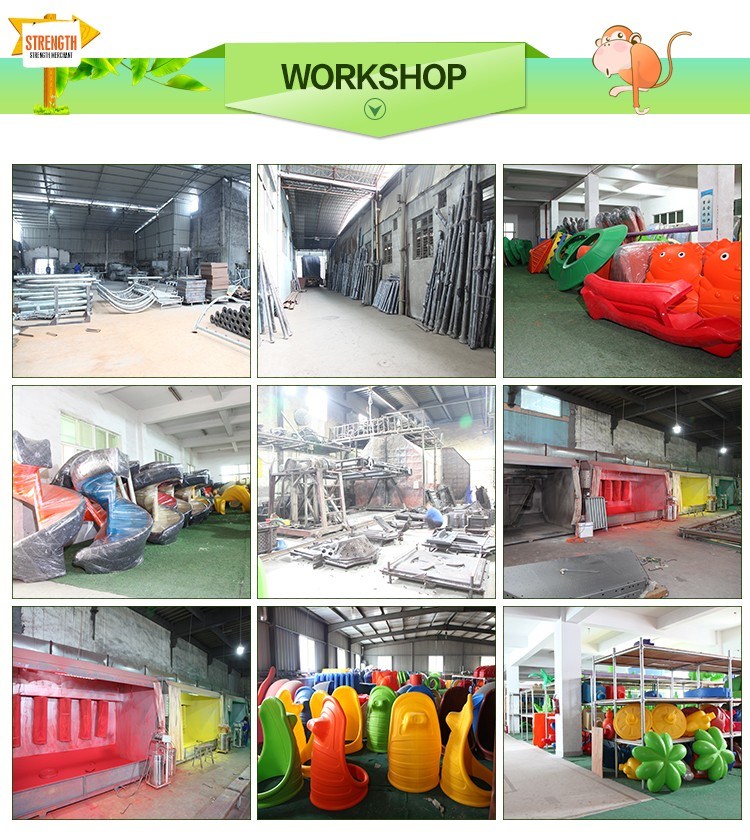 China Supplier School Children Toy Outdoor Playground Plastic Combined Slide for Kids