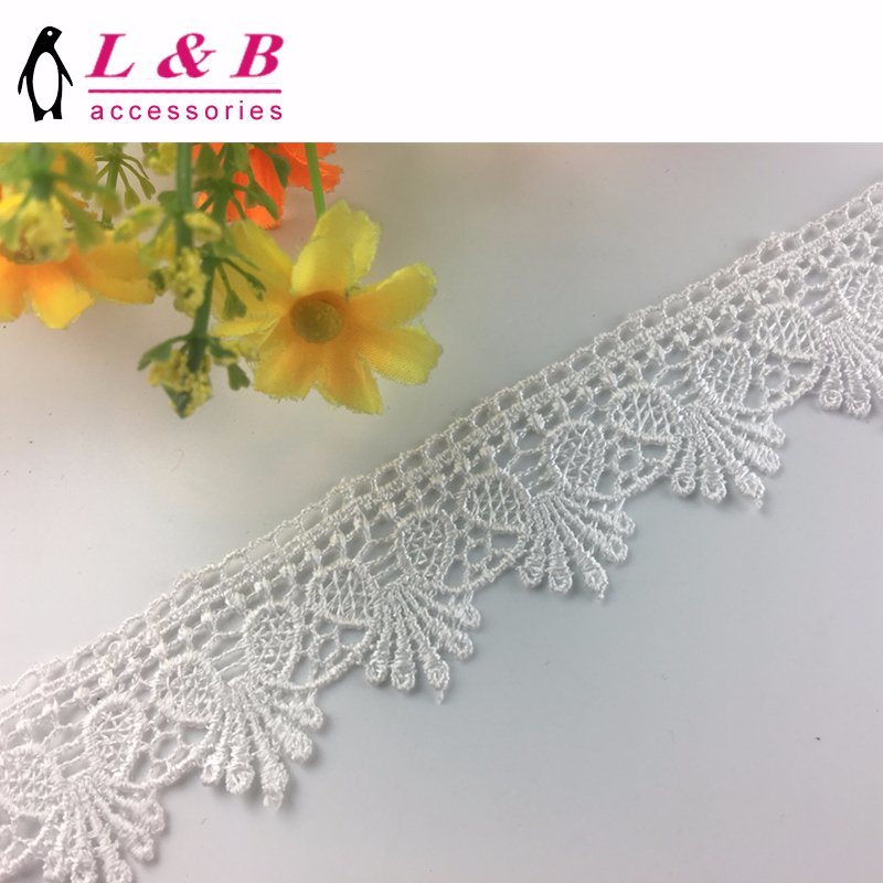 3.5cm Stock Design Embroidery Polyester Chemical Lace