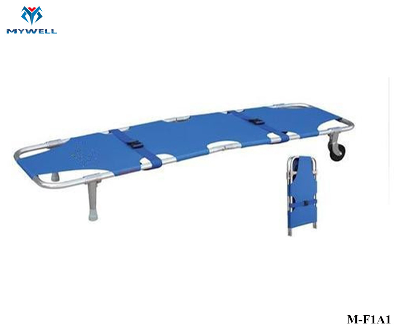 M-F1a1 Adjustable and Easy Folding Ambualance Portable Emergency Stretcher