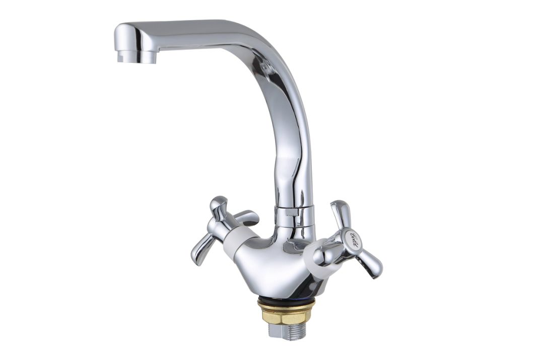 Chromed Single Handle Zinc Alloy Basin Faucet 3013y