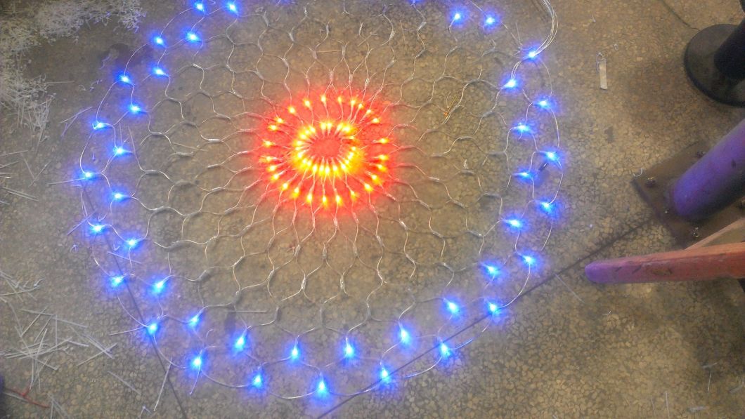 Changing Waving Effects Holiday Decoration LED Fishing Net String Light