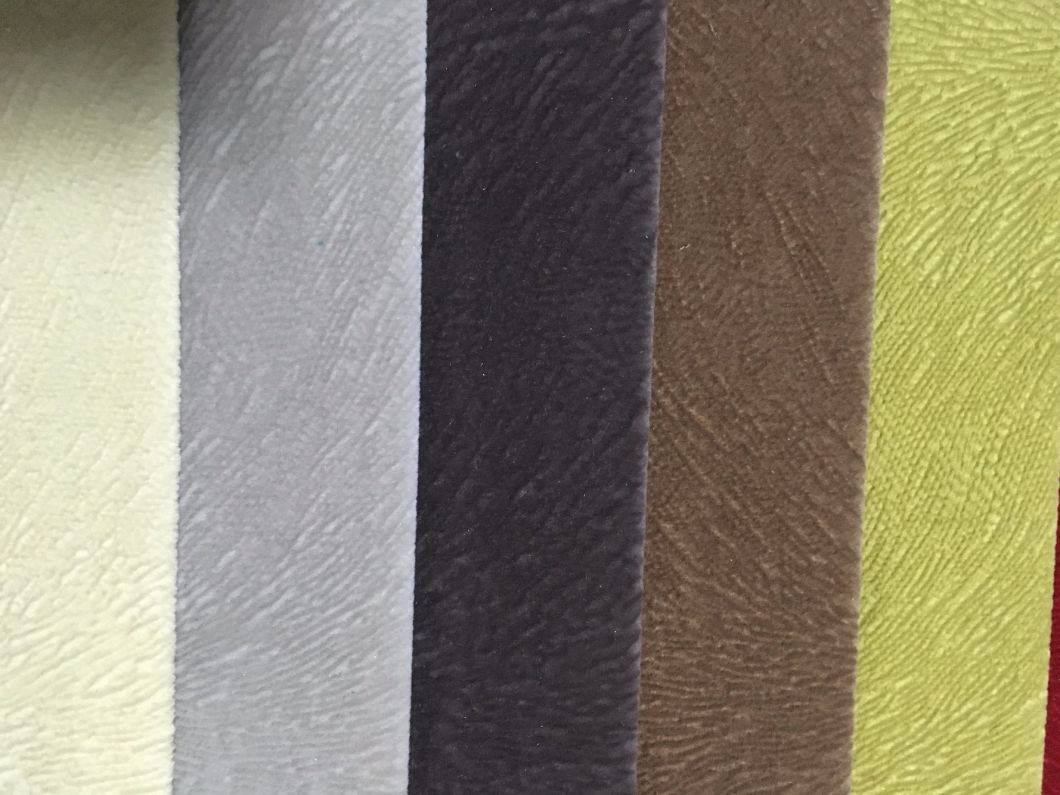 Sprayed Flocked Fabric for Sofa/Flocking Fabric (J024)