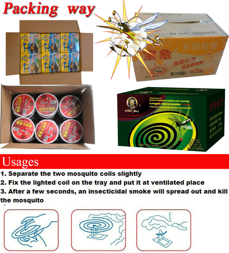 Black Mosquito Coil Good Sell in Egypt
