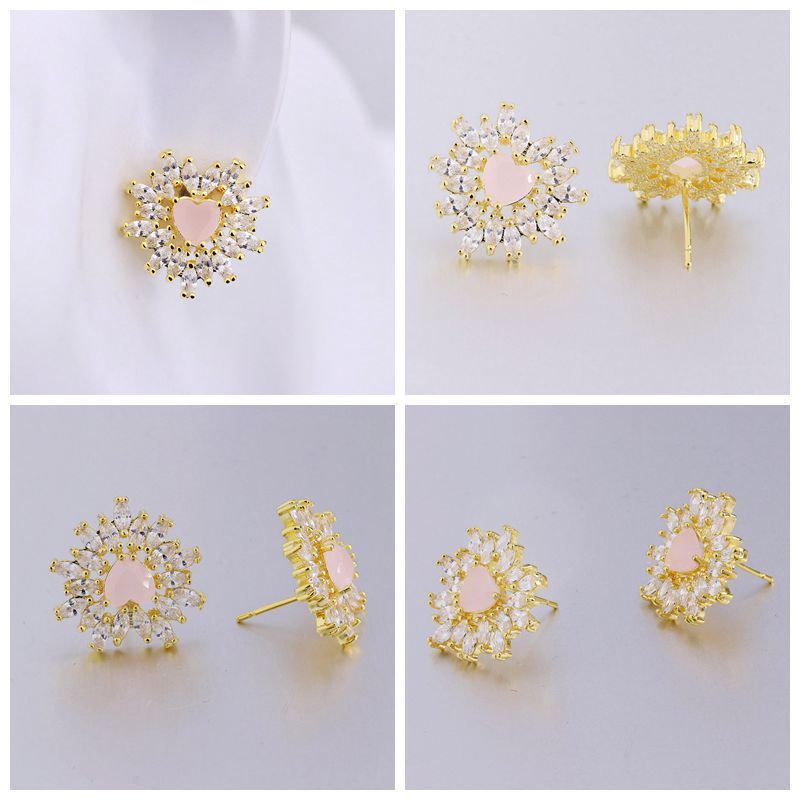 Wuzhou Foxi Wholesale 18k Gold Fashion CZ Jewelry Earrings for Women Party