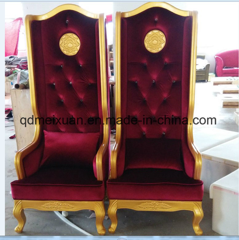 New Classical European High-Back Chair Chair Cloth Art Sofa Chair Luxury Recreational Chair to Discuss Top-Grade Sofa Chair (M-X3270)