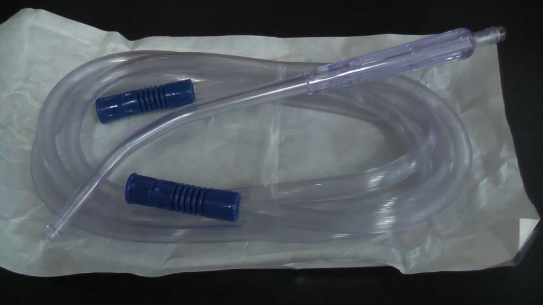 Ce/ISO Approved Disposable Medical Surgical Yankauer Handle Set Suction Connecting Connection Cannula Catheter Tube