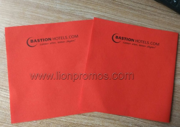 Custom Printing Hotel Restaurant Dust Free Airlaid Napkins