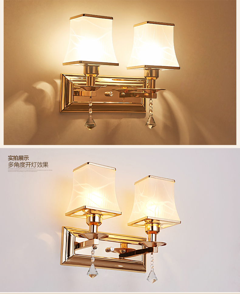 Hot Selling Modern Indoor Metal LED Wall Lamp E27 Wall Light
