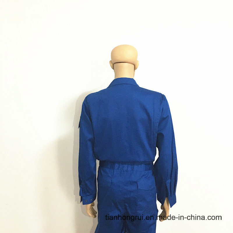 Cotton Polyester Fr Anti-Static Protective Workwear Coverall for Hospital/Industry