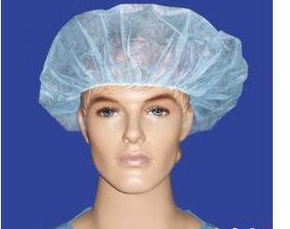 Disposable Medical Non-Woven Bouffant / Round Caps