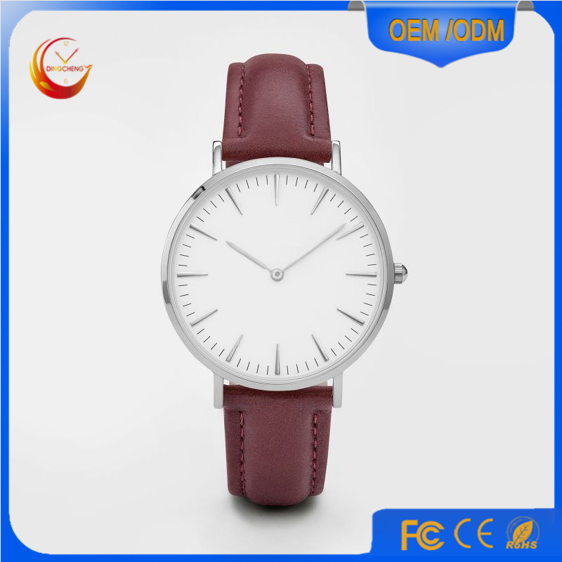 Promotion Sport Stainless Steel Fashion Lady Men's Brand Quartz Wrist Watch