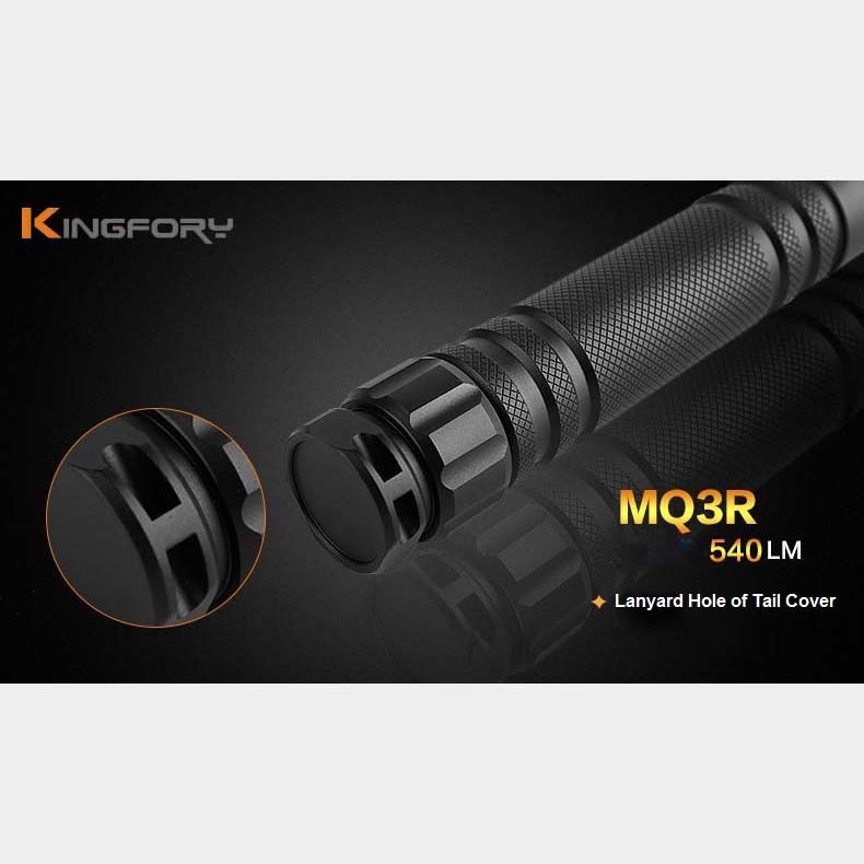 Mq3r 540lm High Powered Rechargeable Portable LED Tactical Flashlight Torch