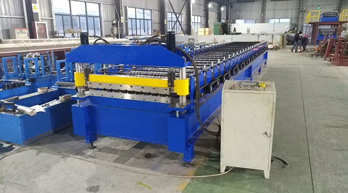 Trapezoidal Roof Wall Panel Metal Sheet Forming Machine Roll Formers